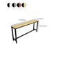 Modern Style Rectangle Wood Bar Height Pub Table for Dining Room Clearhalo 'Bar Furniture' 'Bar Tables' 'bar_tables' 'furn' 'furn_bar_tables' 'Furniture' 'Kitchen & Dining Furniture' 7605611