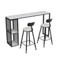 Modern Style Rectangle Stone Bar Height Pub Table for Living Room Clearhalo 'Bar Furniture' 'Bar Tables' 'bar_tables' 'furn' 'furn_bar_tables' 'Furniture' 'Kitchen & Dining Furniture' 7605618