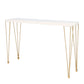 Table de pub rectangulaire moderne en bois massif, hauteur de bar, pour salon
