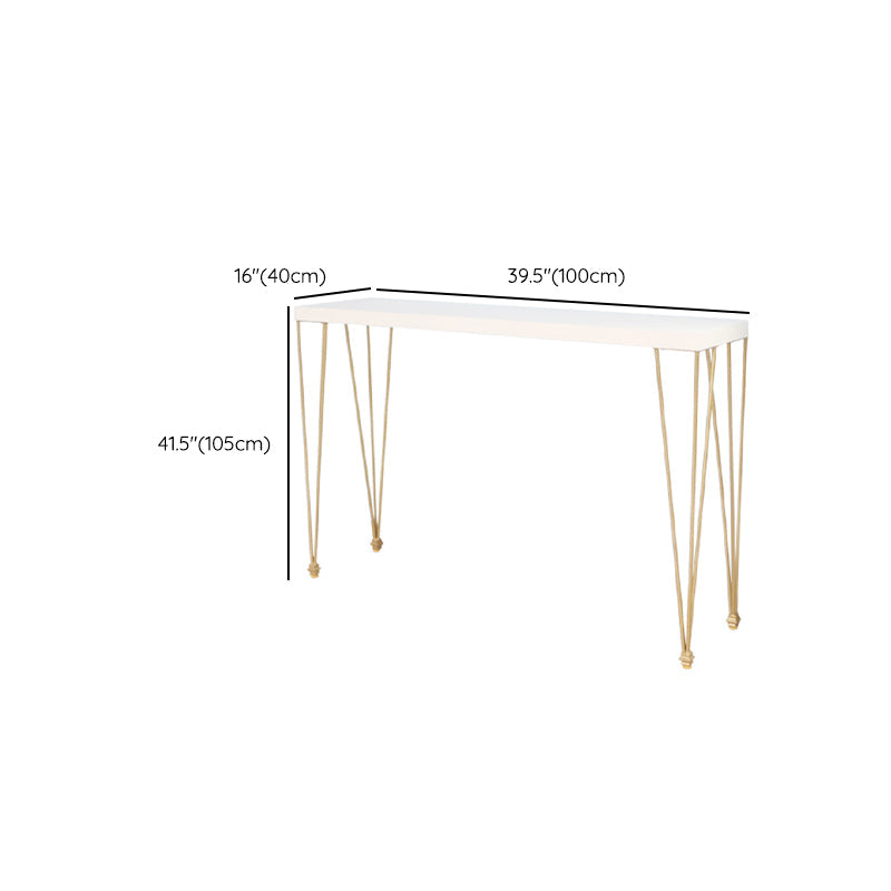 Table de pub rectangulaire moderne en bois massif, hauteur de bar, pour salon