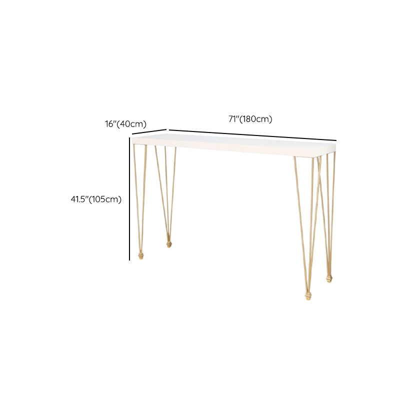 Table de pub rectangulaire moderne en bois massif, hauteur de bar, pour salon