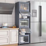 現代のサイドボードキャビネットダイニングルーム用のドア付き竹サイドボードテーブル