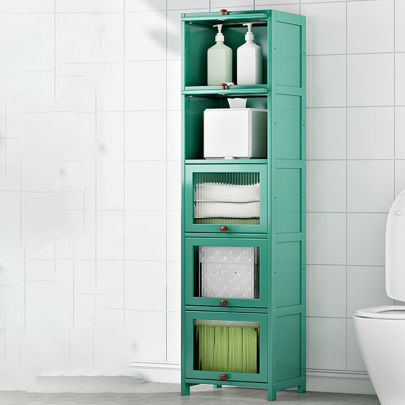 現代のサイドボードキャビネットダイニングルーム用のドア付き竹サイドボードテーブル