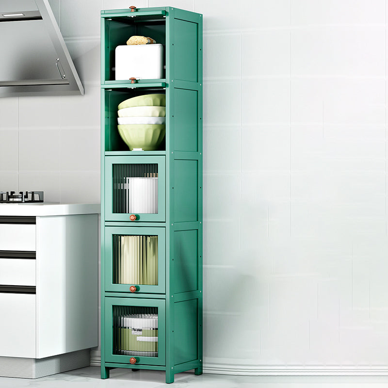 現代のサイドボードキャビネットダイニングルーム用のドア付き竹サイドボードテーブル