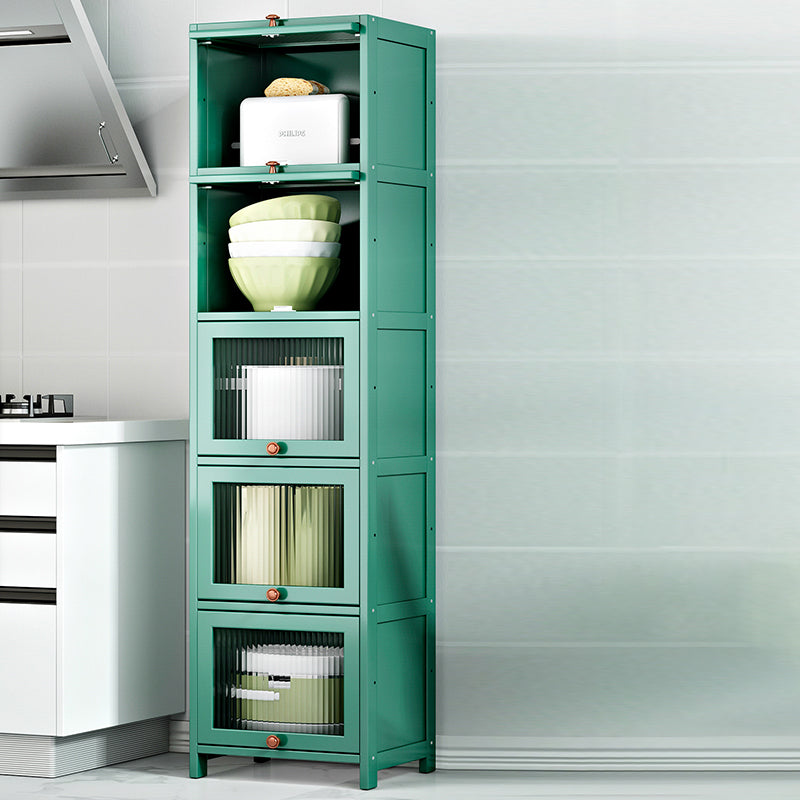 現代のサイドボードキャビネットダイニングルーム用のドア付き竹サイドボードテーブル