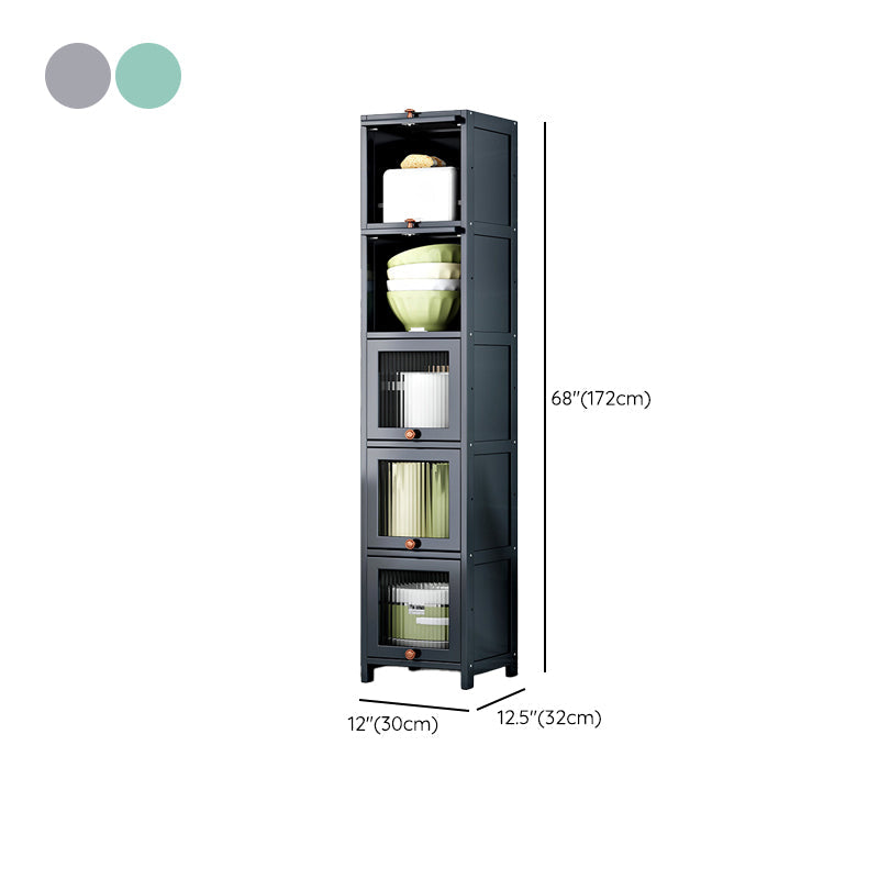 現代のサイドボードキャビネットダイニングルーム用のドア付き竹サイドボードテーブル