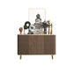 Glam Sideboard Cabinet Marble Sideboard Tavolo con porte per sala da pranzo