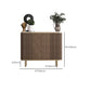 Glam Sideboard Cabinet Marble Sideboard Tavolo con porte per sala da pranzo