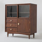 Contemporary Sideboard Cabinet Solid Wood Sideboard Table with Drawers for Dining Room
