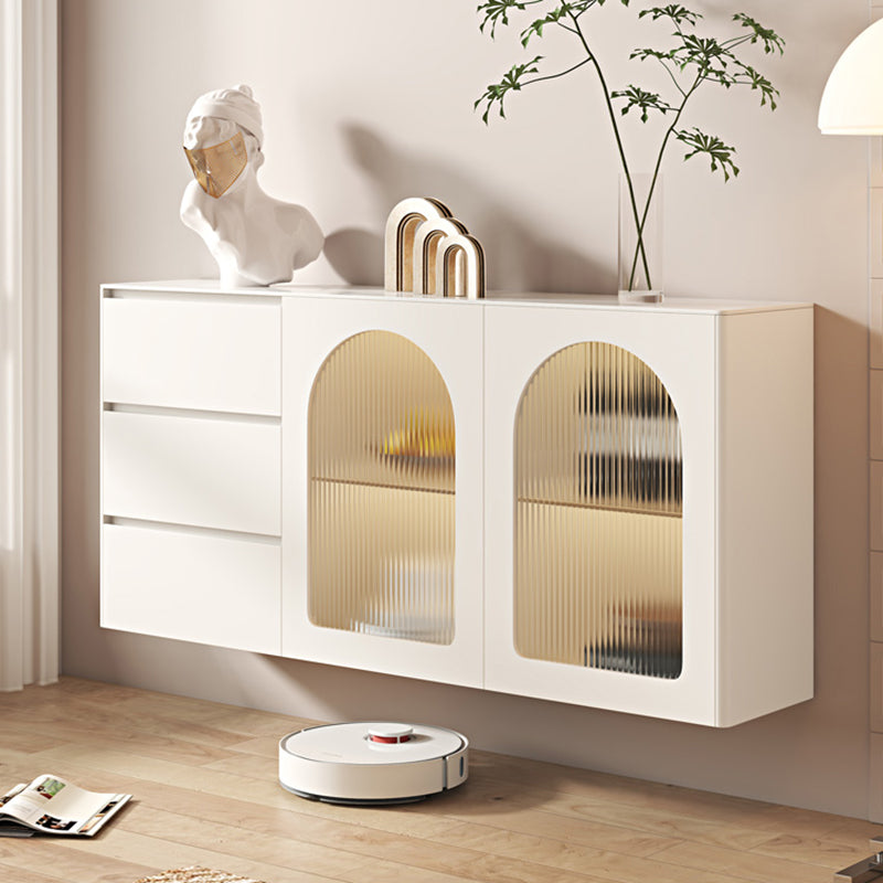 Server da pranzo in pietra di buffet contemporanei con luci per sala da pranzo