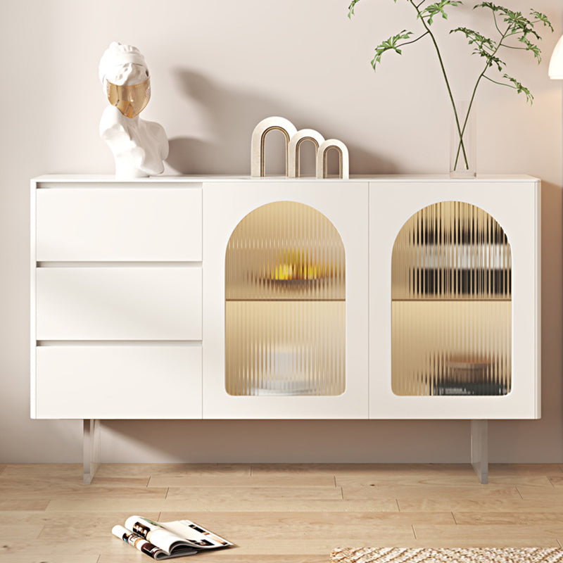 Server da pranzo in pietra di buffet contemporanei con luci per sala da pranzo