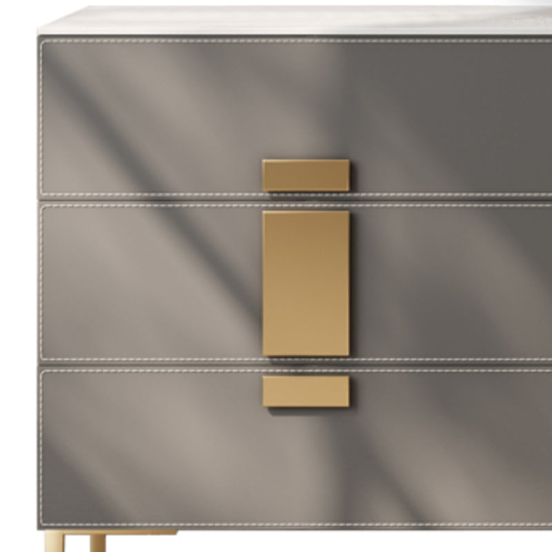 Moderni moderni tavolo da tavolo di legno/cassetti mobili server inclusi