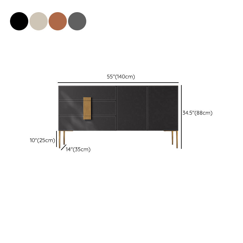 Moderni moderni tavolo da tavolo di legno/cassetti mobili server inclusi