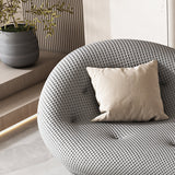 Silla de salón de color sólido con chaise de pino de estilo moderno con un brazo