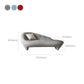 Silla de salón de color sólido con chaise de pino de estilo moderno con un brazo