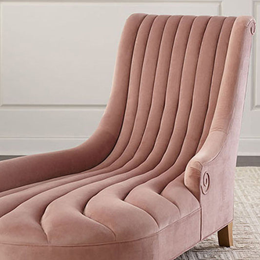 Luxury Style Velvet Chaise Lounge Bedroom Recessed Arms Chaise Clearhalo 'Chairs & Seating' 'Chaise Lounge' 'chaise_lounge' 'furn' 'furn_chaise_lounge' 'Furniture' 'Living Room Furniture' 7606673