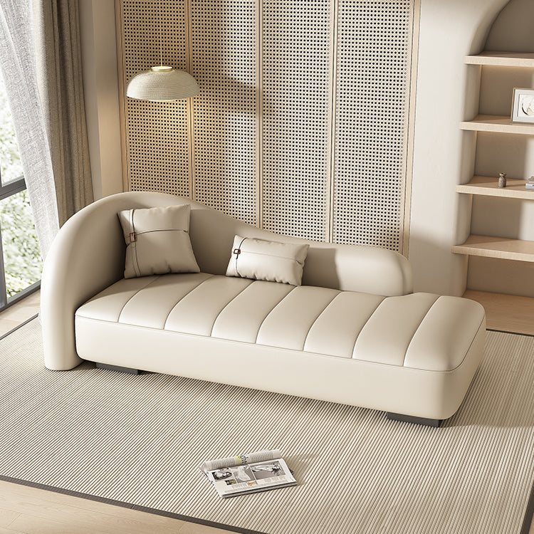 Modern Upholstered Chaise Lounge Couch Leather Chaise Lounge Chair Clearhalo 'Chairs & Seating' 'Chaise Lounge' 'chaise_lounge' 'furn' 'furn_chaise_lounge' 'Furniture' 'Living Room Furniture' 7606677