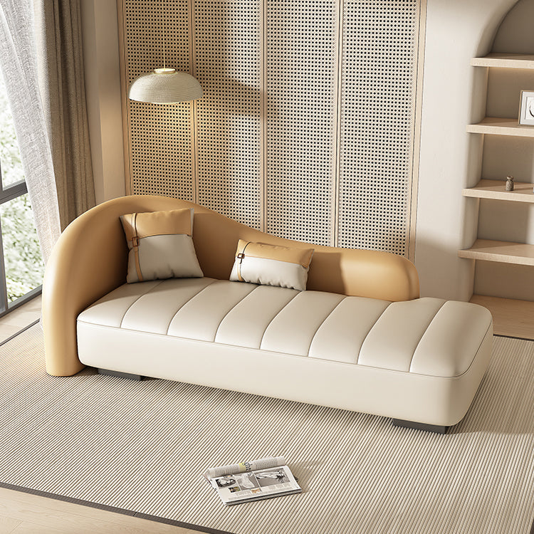 Modern Upholstered Chaise Lounge Couch Leather Chaise Lounge Chair Clearhalo 'Chairs & Seating' 'Chaise Lounge' 'chaise_lounge' 'furn' 'furn_chaise_lounge' 'Furniture' 'Living Room Furniture' 7606682