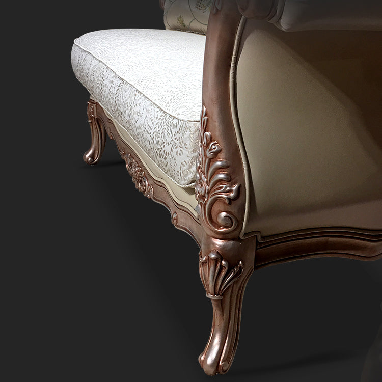 French Country Upholstered Chaise Lounge Couch Wood Chaise Lounge Chair Clearhalo 'Chairs & Seating' 'Chaise Lounge' 'chaise_lounge' 'furn' 'furn_chaise_lounge' 'Furniture' 'Living Room Furniture' 7606762