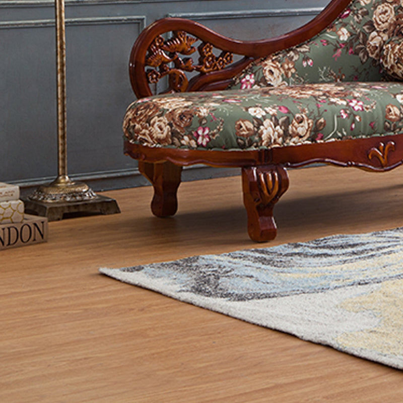 French Country Upholstered Chaise Lounge Couch One Armed Lounge Chair in Solid Wood Clearhalo 'Chairs & Seating' 'Chaise Lounge' 'chaise_lounge' 'furn' 'furn_chaise_lounge' 'Furniture' 'Living Room Furniture' 7606772