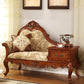 French Country Nailhead Trim Chaise Lounge Couch Einarmiger Lounge Chair