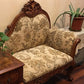 French Country Nailhead Trim Chaise Lounge Couch Einarmiger Lounge Chair