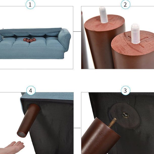 Contemporary Upholstered Chaise Lounge Recessed Arms Chaise Lounge Clearhalo 'Chairs & Seating' 'Chaise Lounge' 'chaise_lounge' 'furn' 'furn_chaise_lounge' 'Furniture' 'Living Room Furniture' 7606815
