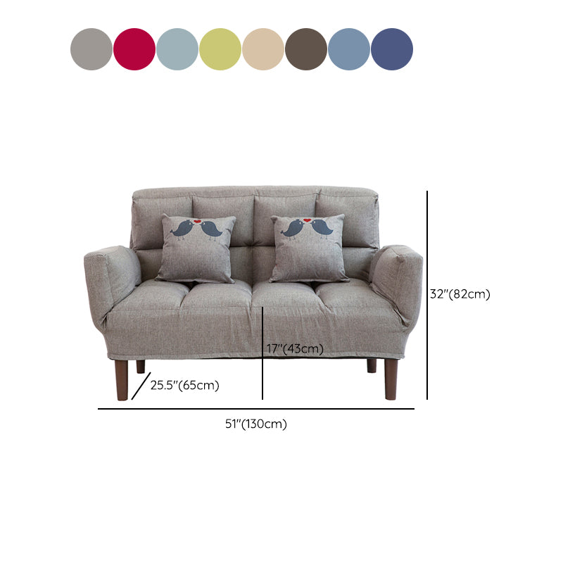Contemporary Upholstered Chaise Lounge Recessed Arms Chaise Lounge Clearhalo 'Chairs & Seating' 'Chaise Lounge' 'chaise_lounge' 'furn' 'furn_chaise_lounge' 'Furniture' 'Living Room Furniture' 7606825