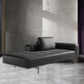 Glam Upholstered Leather Chaise Lounge Couch Metal Chaise Lounge Chair Clearhalo 'Chairs & Seating' 'Chaise Lounge' 'chaise_lounge' 'furn' 'furn_chaise_lounge' 'Furniture' 'Living Room Furniture' 7606843