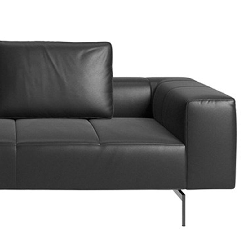 Glam Upholstered Leather Chaise Lounge Couch Metal Chaise Lounge Chair Clearhalo 'Chairs & Seating' 'Chaise Lounge' 'chaise_lounge' 'furn' 'furn_chaise_lounge' 'Furniture' 'Living Room Furniture' 7606847