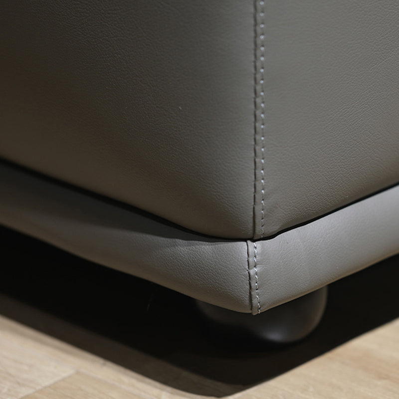 Chaise longue rembourrée contemporaine avec accoudoirs