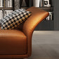 Chaise longue rembourrée contemporaine avec accoudoirs