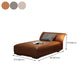 Chaise longue rembourrée contemporaine avec accoudoirs