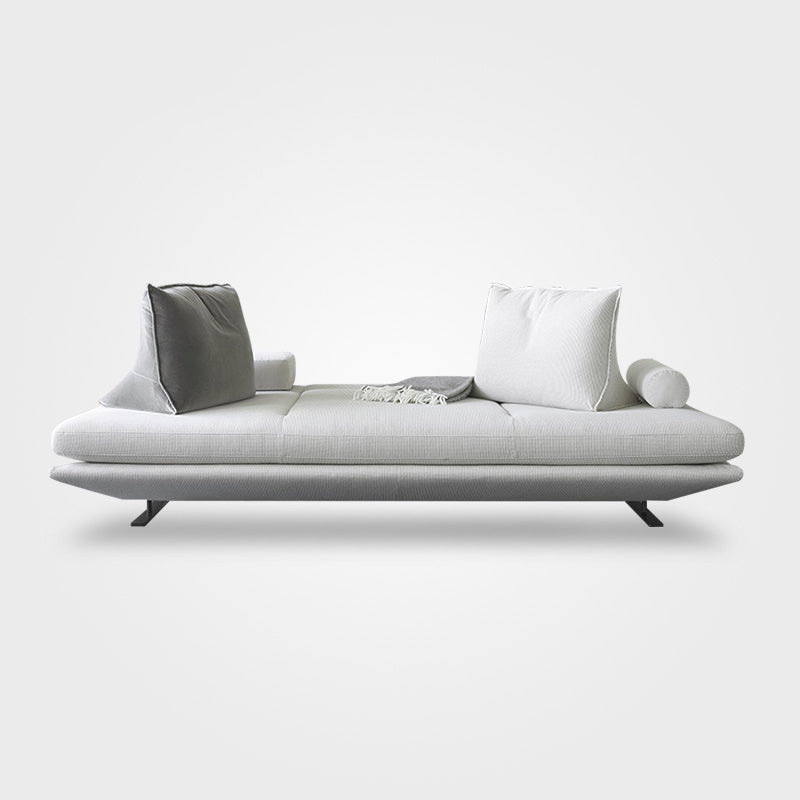 Contemporary Upholstered Accent Chair Armless Genuine Leather Lounge Chair Clearhalo 'Chairs & Seating' 'Chaise Lounge' 'chaise_lounge' 'furn' 'furn_chaise_lounge' 'Furniture' 'Living Room Furniture' 7606931