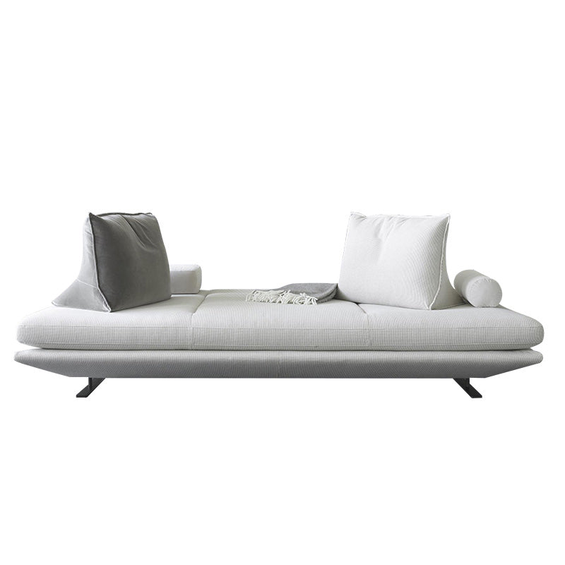 Contemporary Upholstered Accent Chair Armless Genuine Leather Lounge Chair Clearhalo 'Chairs & Seating' 'Chaise Lounge' 'chaise_lounge' 'furn' 'furn_chaise_lounge' 'Furniture' 'Living Room Furniture' 7606932