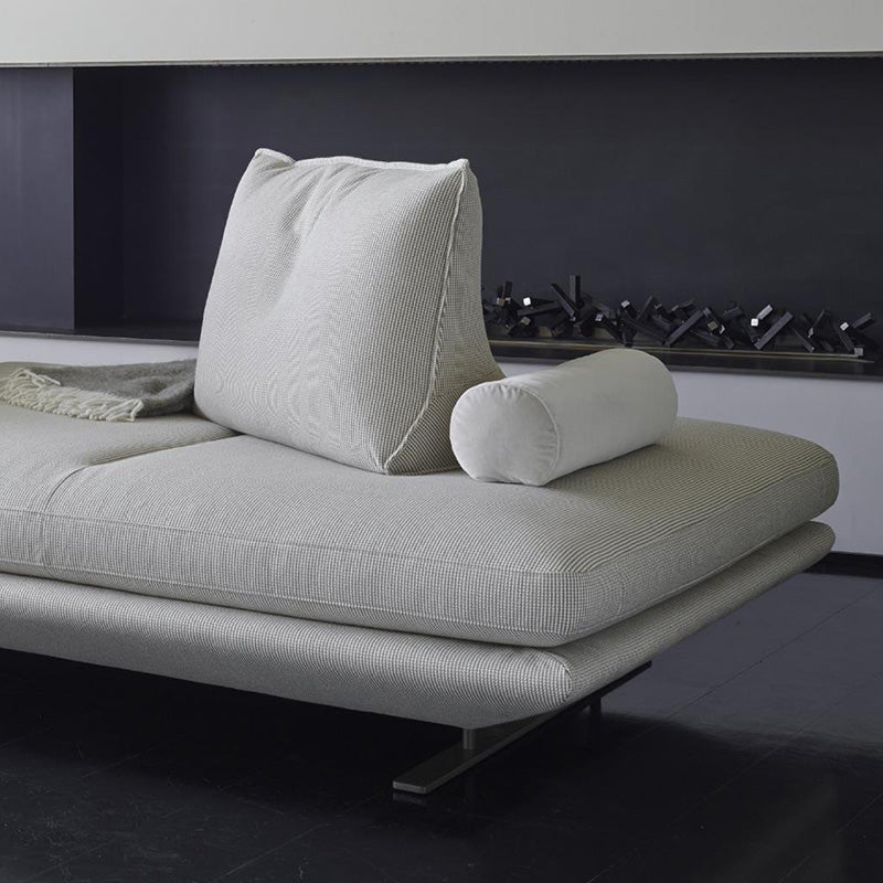 Contemporary Upholstered Accent Chair Armless Genuine Leather Lounge Chair Clearhalo 'Chairs & Seating' 'Chaise Lounge' 'chaise_lounge' 'furn' 'furn_chaise_lounge' 'Furniture' 'Living Room Furniture' 7606936