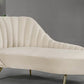 Glam Upholstered Velvet Chaise Lounge Couch Metal Chaise Lounge Chair Clearhalo 'Chairs & Seating' 'Chaise Lounge' 'chaise_lounge' 'furn' 'furn_chaise_lounge' 'Furniture' 'Living Room Furniture' 7606952