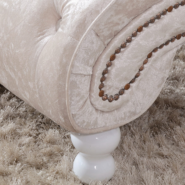 Scandinavian Upholstered Chaise Lounge Couch Armless Chaise Lounge Chair Clearhalo 'Chairs & Seating' 'Chaise Lounge' 'chaise_lounge' 'furn' 'furn_chaise_lounge' 'Furniture' 'Living Room Furniture' 7606971