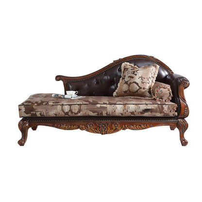 Traditional Upholstered Chaise Lounge Couch Fabric Chaise Lounge Chair with Arms Right-Arm Chaise Clearhalo 'Chairs & Seating' 'Chaise Lounge' 'chaise_lounge' 'furn' 'furn_chaise_lounge' 'Furniture' 'Living Room Furniture' 7606998
