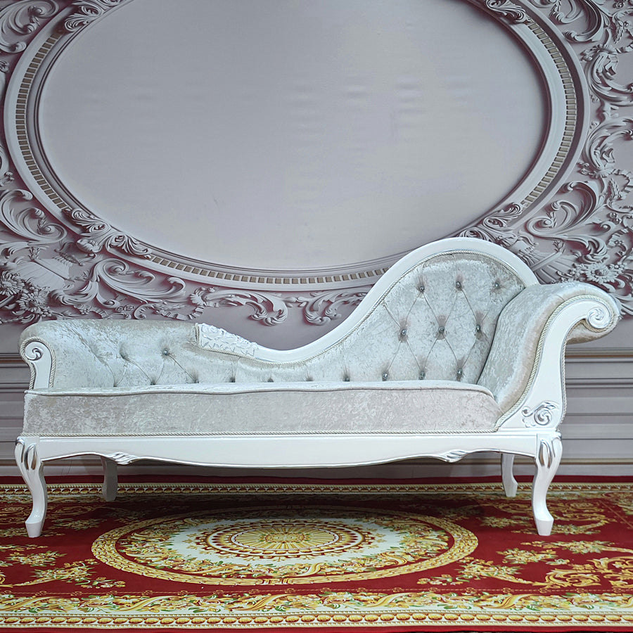 Traditional Upholstered Chaise Lounge Couch with Arms Chaise Lounge Chair Clearhalo 'Chairs & Seating' 'Chaise Lounge' 'chaise_lounge' 'furn' 'furn_chaise_lounge' 'Furniture' 'Living Room Furniture' 7607001
