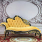 Traditional Upholstered Chaise Lounge Couch with Arms Chaise Lounge Chair Yellow Clearhalo 'Chairs & Seating' 'Chaise Lounge' 'chaise_lounge' 'furn' 'furn_chaise_lounge' 'Furniture' 'Living Room Furniture' 7607004
