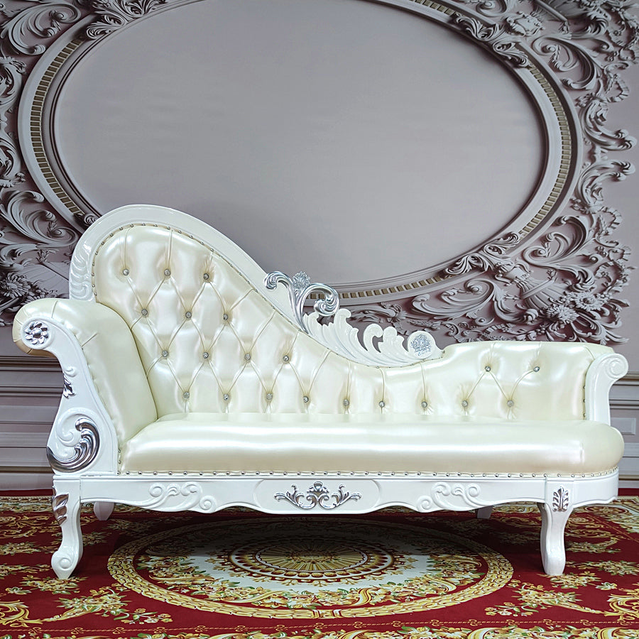Traditional Upholstered Chaise Lounge Couch with Arms Chaise Lounge Chair Clearhalo 'Chairs & Seating' 'Chaise Lounge' 'chaise_lounge' 'furn' 'furn_chaise_lounge' 'Furniture' 'Living Room Furniture' 7607005