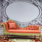 Traditional Upholstered Chaise Lounge Couch with Arms Chaise Lounge Chair Orange Clearhalo 'Chairs & Seating' 'Chaise Lounge' 'chaise_lounge' 'furn' 'furn_chaise_lounge' 'Furniture' 'Living Room Furniture' 7607006