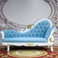 Traditional Upholstered Chaise Lounge Couch with Arms Chaise Lounge Chair Sky Blue Clearhalo 'Chairs & Seating' 'Chaise Lounge' 'chaise_lounge' 'furn' 'furn_chaise_lounge' 'Furniture' 'Living Room Furniture' 7607011