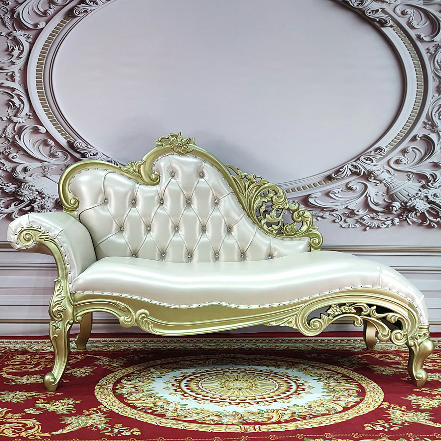Traditional Upholstered Chaise Lounge Couch with Arms Chaise Lounge Chair Fluorescent Yellow Clearhalo 'Chairs & Seating' 'Chaise Lounge' 'chaise_lounge' 'furn' 'furn_chaise_lounge' 'Furniture' 'Living Room Furniture' 7607023