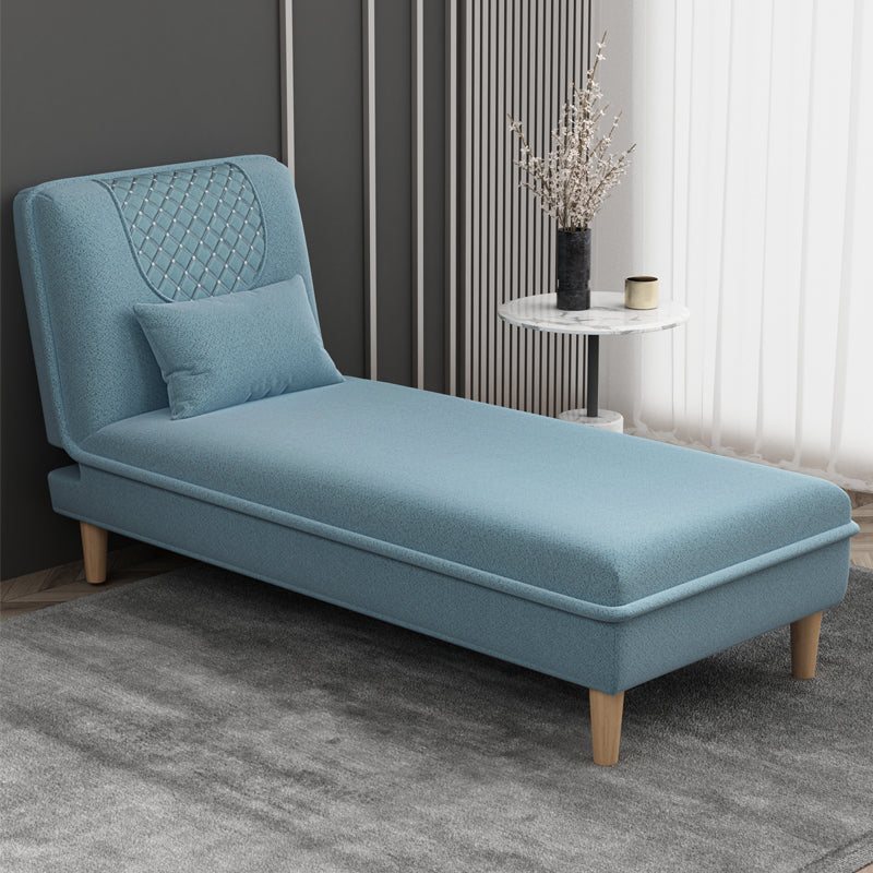Contemporary Upholstered Chaise Lounge Couch Armless Chaise Lounge Chair Light Blue Clearhalo 'Chairs & Seating' 'Chaise Lounge' 'chaise_lounge' 'furn' 'furn_chaise_lounge' 'Furniture' 'Living Room Furniture' 7607038