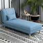 Contemporary Upholstered Chaise Lounge Couch Armless Chaise Lounge Chair Sky Blue Clearhalo 'Chairs & Seating' 'Chaise Lounge' 'chaise_lounge' 'furn' 'furn_chaise_lounge' 'Furniture' 'Living Room Furniture' 7607043