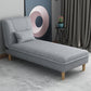 Contemporary Upholstered Chaise Lounge Couch Armless Chaise Lounge Chair Light Gray Clearhalo 'Chairs & Seating' 'Chaise Lounge' 'chaise_lounge' 'furn' 'furn_chaise_lounge' 'Furniture' 'Living Room Furniture' 7607051