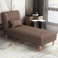 Contemporary Upholstered Chaise Lounge Couch Armless Chaise Lounge Chair Coffee Clearhalo 'Chairs & Seating' 'Chaise Lounge' 'chaise_lounge' 'furn' 'furn_chaise_lounge' 'Furniture' 'Living Room Furniture' 7607057