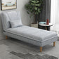 Contemporary Upholstered Chaise Lounge Couch Armless Chaise Lounge Chair Gray-White Clearhalo 'Chairs & Seating' 'Chaise Lounge' 'chaise_lounge' 'furn' 'furn_chaise_lounge' 'Furniture' 'Living Room Furniture' 7607062